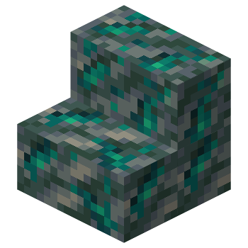 Leerendurchdrungene Tuffsteintreppe