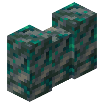 Leerendurchdrungene Tuffsteinmauer