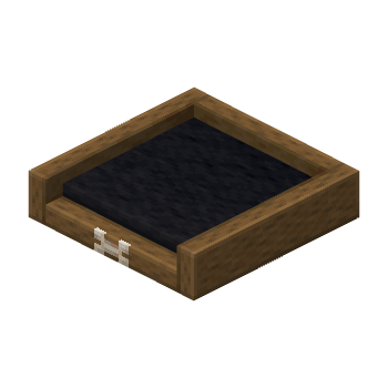 Large Black Pet Bed
