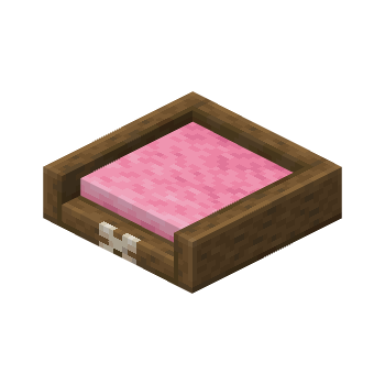 Medium Pink Pet Bed