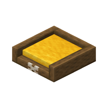 Medium Yellow Pet Bed