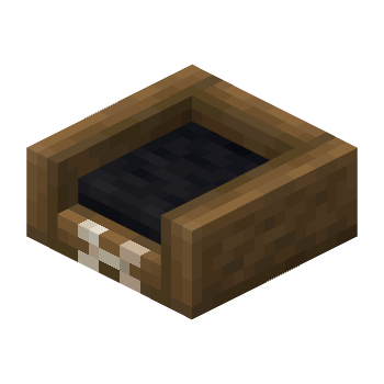Small Black Pet Bed