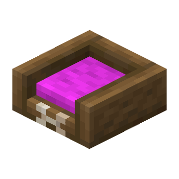 Small Magenta Pet Bed