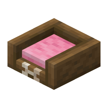 Small Pink Pet Bed
