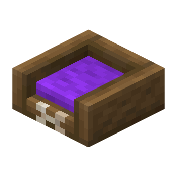 Small Purple Pet Bed