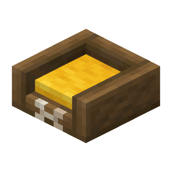 Small Yellow Pet Bed