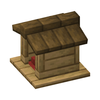 Medium Oak Pet House