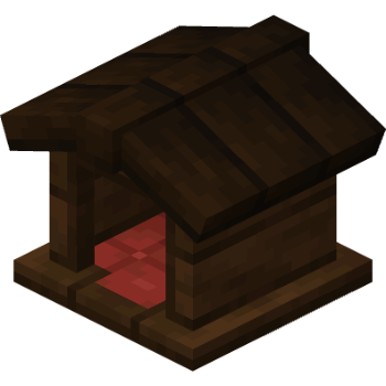 Small Dark Oak Pet House